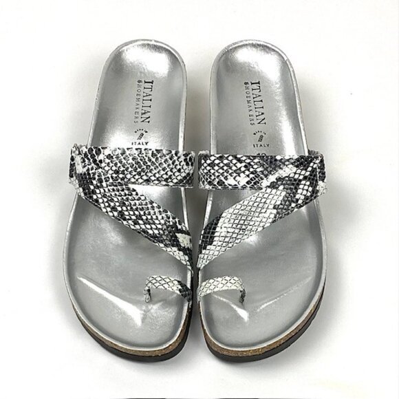 Italian Shoemakers Giia Toe Loop Slip-On Platform Wedge Heel Sandal, 10 - Picture 3 of 7